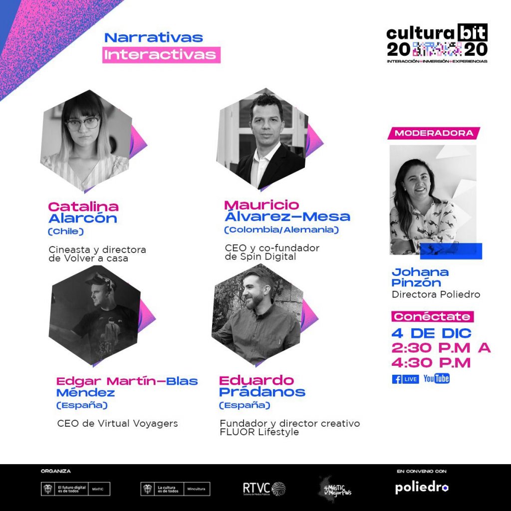 Interactive Narratives panel at Cultura BIT festival